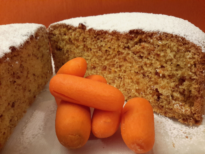 Torta di riso, carote & amaretti