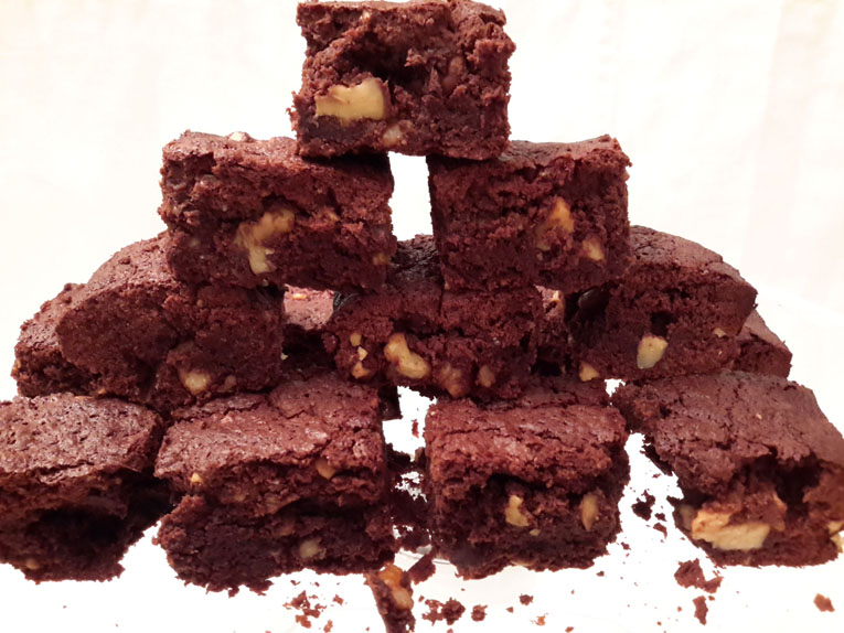 Brownie con noci