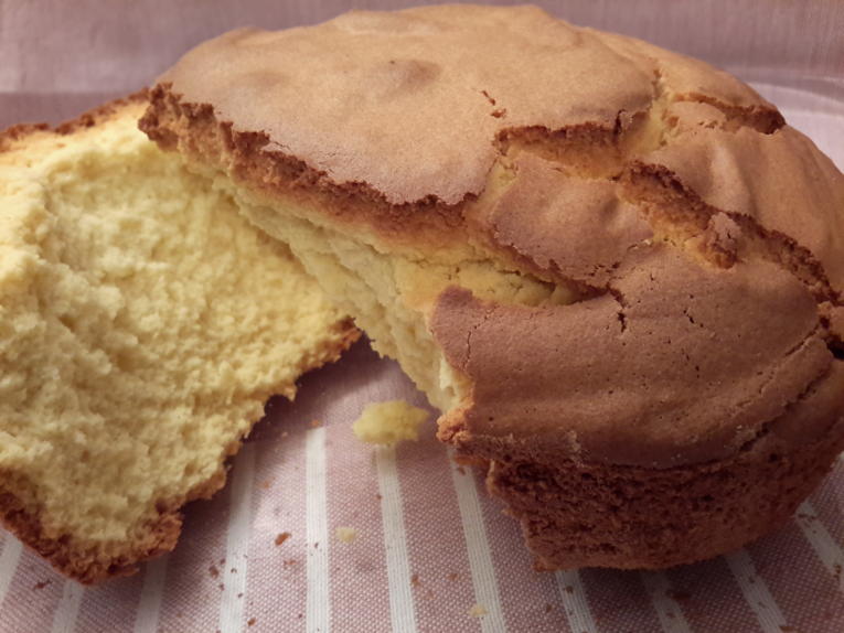 Torta di mais e cioccolato bianco